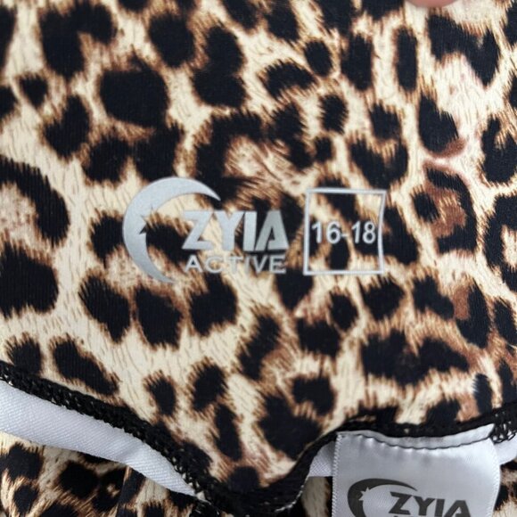 Zyia Active Cheetah Printed Scrunch Butt Casual Full Length Size‎ XL - Picture 5 of 6